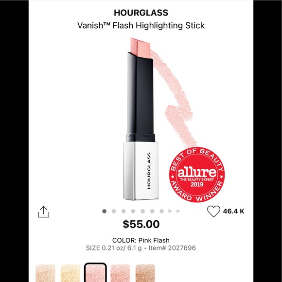 Hourglass Vanish Highlight Stick Gold /or/ Pink - Picture 2 of 6